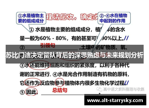 苏比门迪决定留队背后的深思熟虑与未来规划分析
