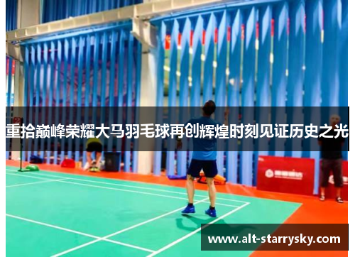 重拾巅峰荣耀大马羽毛球再创辉煌时刻见证历史之光